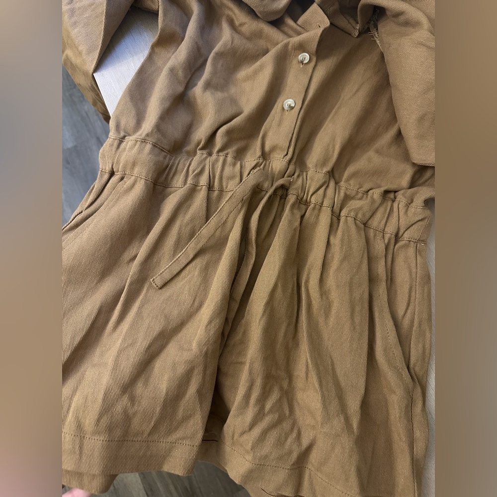 Camel‎ Denim Romper - Picture 5 of 5
